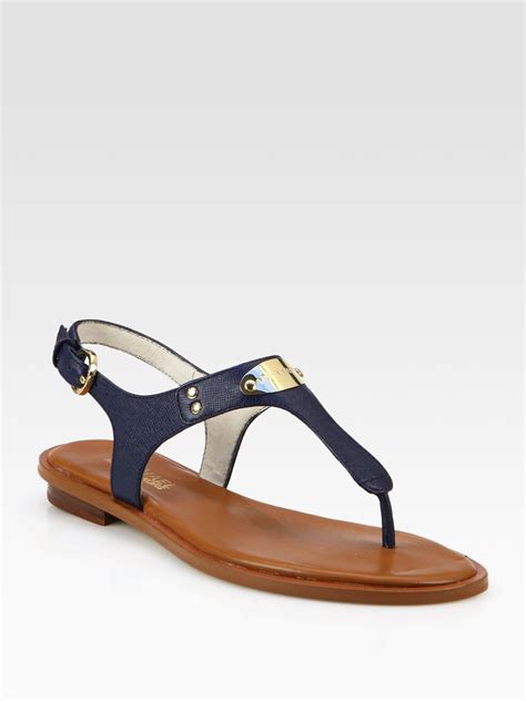 michael kors plate thong sandals|michael kors open toe sandals.